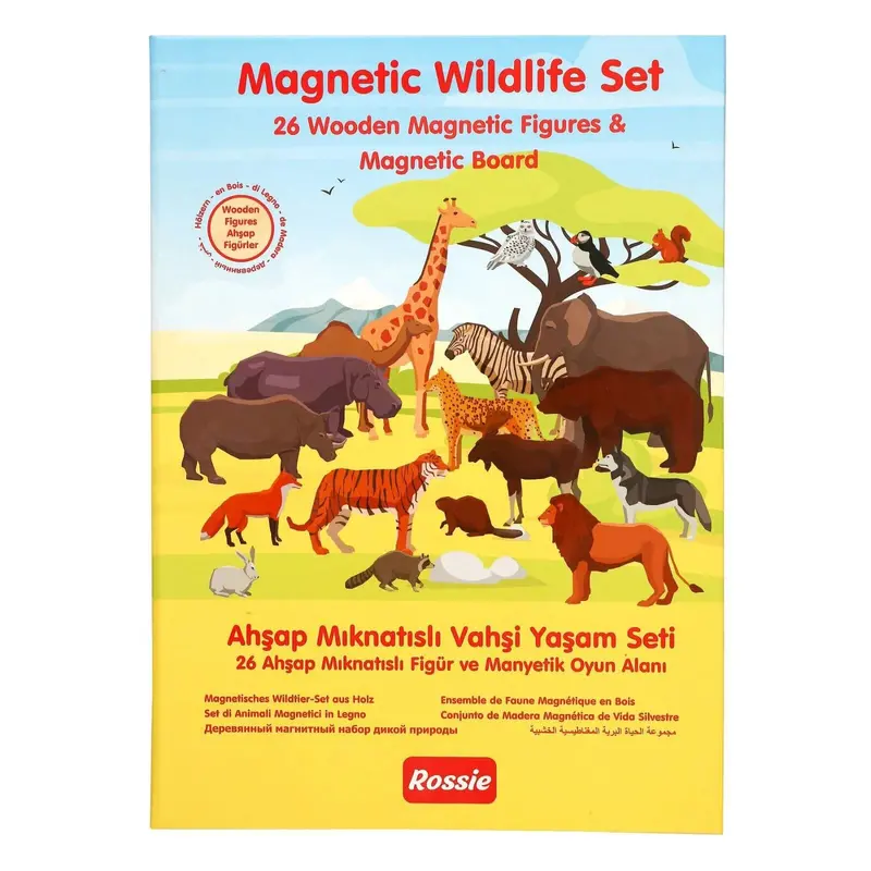 Rossie Wooden Magnetic Wildlife Playset 1
