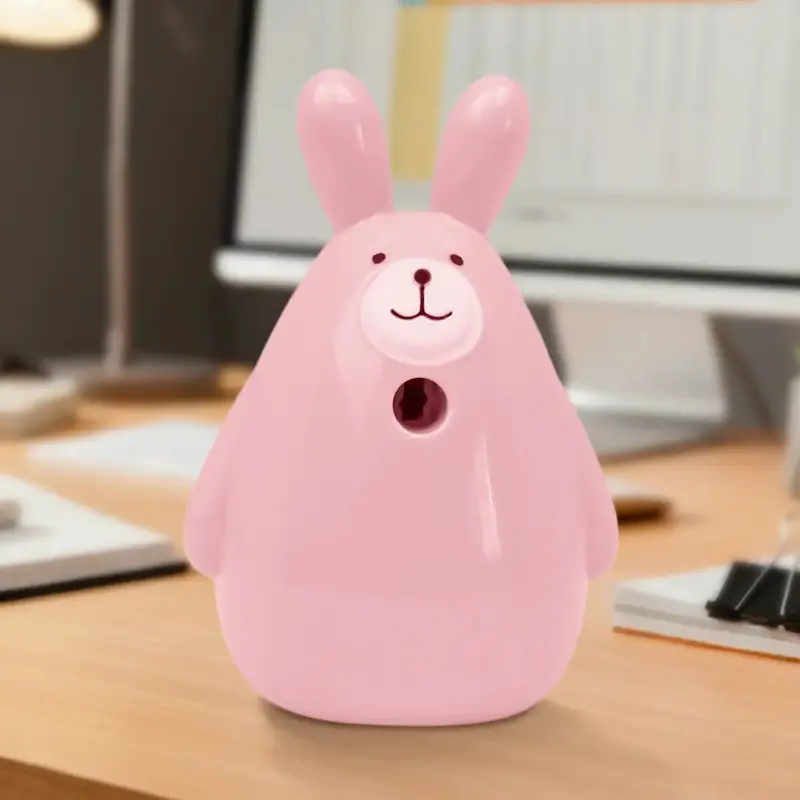 Sacapuntas En Forma De Conejo, Color Rosa 1