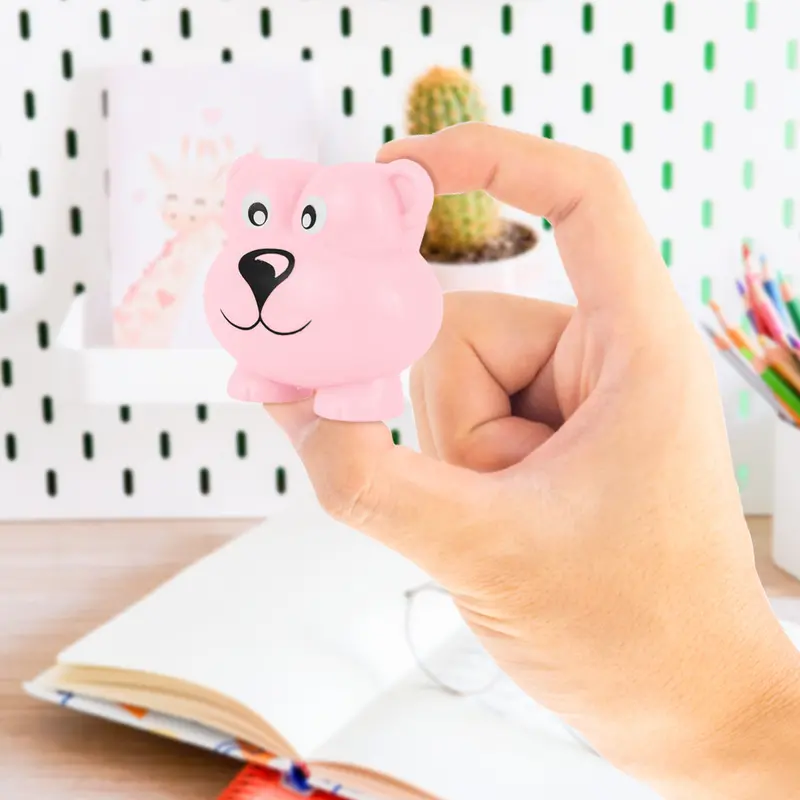 Sacapuntas En Forma De Oso, 3Pzas 1