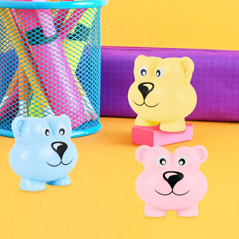 Sacapuntas En Forma De Oso, 3Pzas 2