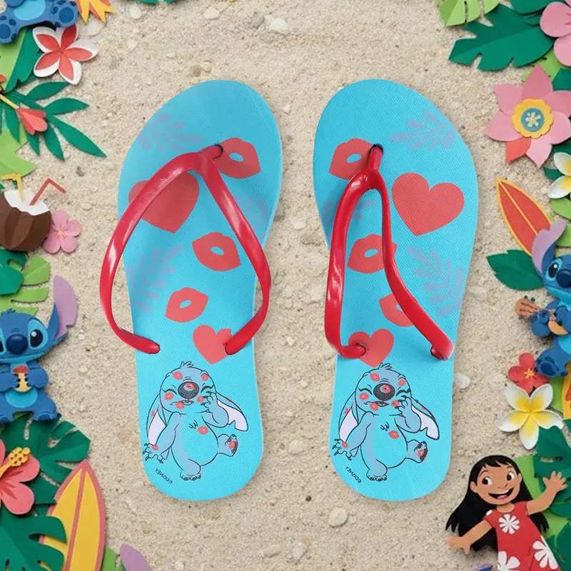 Sandalias, Color Aqua, Stitch 1