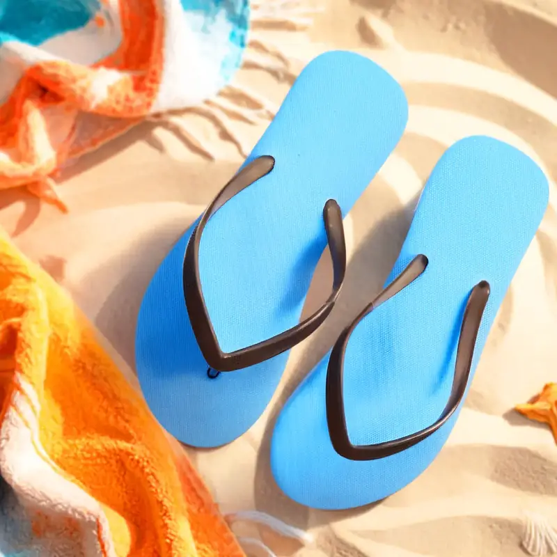 Sandalias Color Azul, Talla 24 1