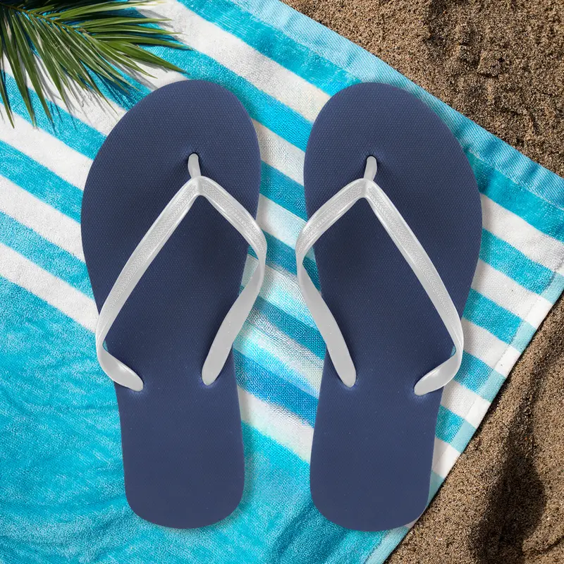 Sandalias, Color Azul Y Plata, Talla 23 1