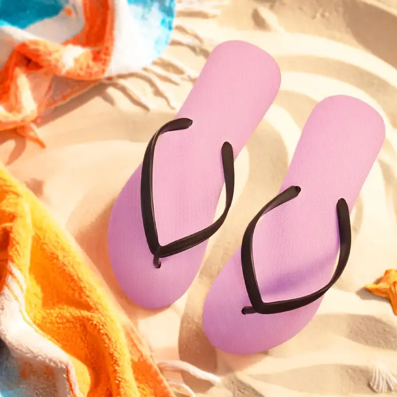 Sandalias Color Morado, Talla 24 1