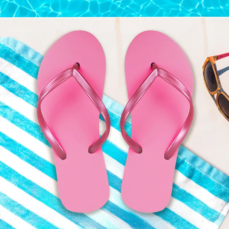 Sandalias, Color Rosa Brillante, Talla 23 1