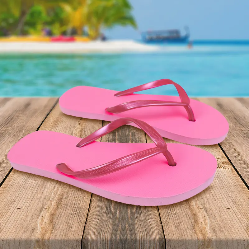Sandalias, Color Rosa Brillante, Talla 23 2
