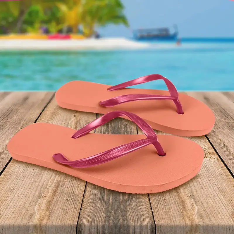 Sandalias, Color Rosa Y Naranja 1