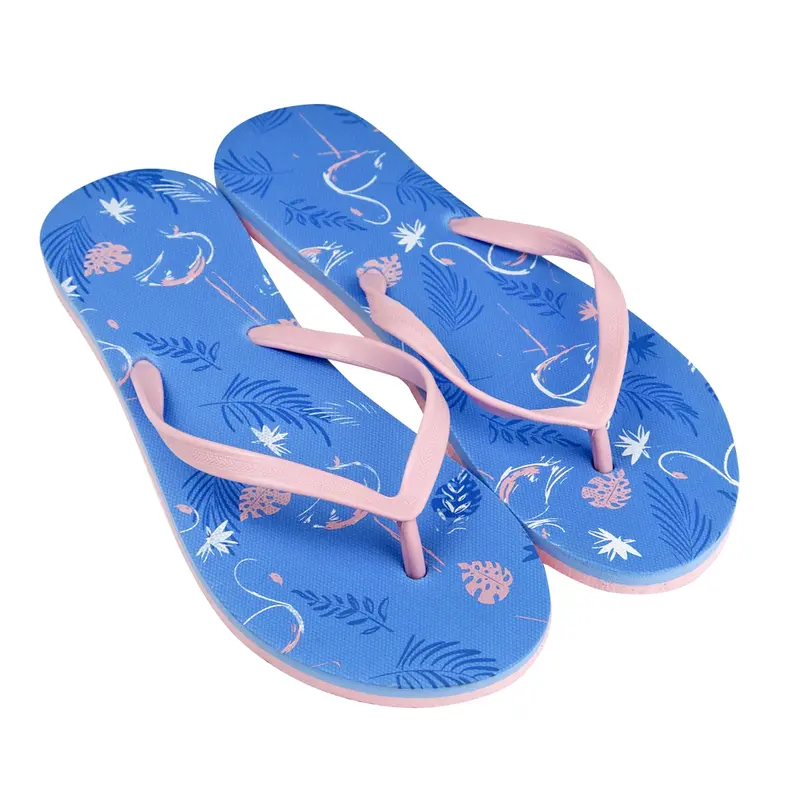 Sandalias Con Diseño, Color Azul 3