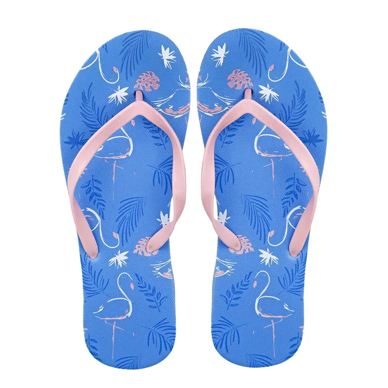 Sandalias Con Diseño, Color Azul 4