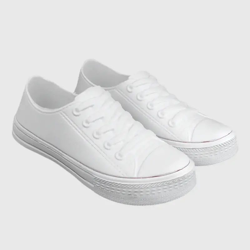 Sandalias, Diseño Tipo Tenis, Color Blanco 3