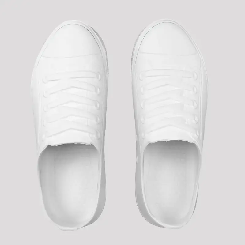 Sandalias, Diseño Tipo Tenis, Color Blanco 4