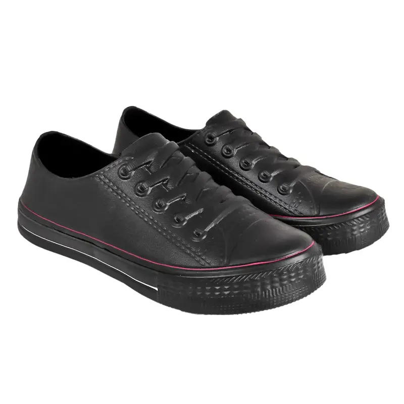 Sandalias, Diseño Tipo Tenis, Color Negro 3