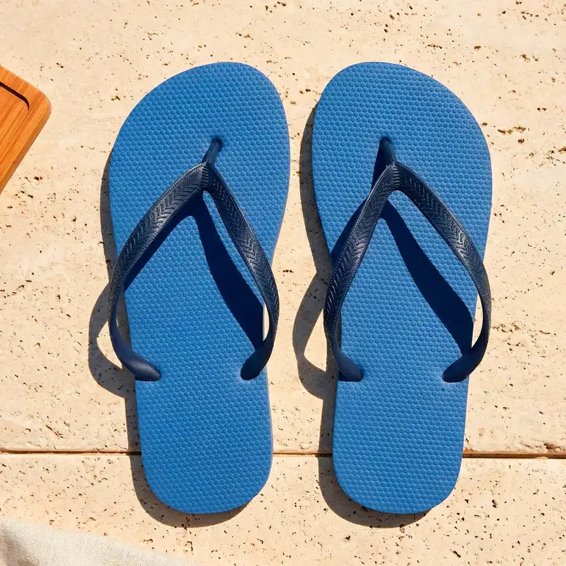 Sandalias Para Caballero, Color Azul 2