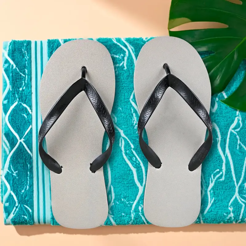Sandalias, Para Caballero, Color Gris Y Negro 1