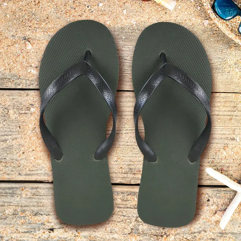 Sandalias, Para Caballero, Color Verde 1