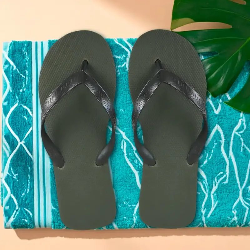 Sandalias, Para Caballero, Color Verde 2