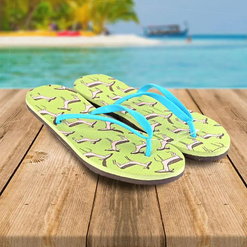 Sandalias Para Dama Color Verde 1