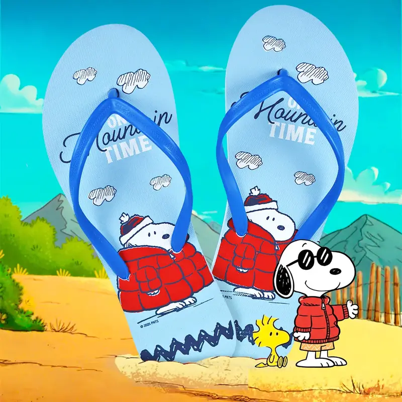 Sandalias, Peanuts, Color Azul 1