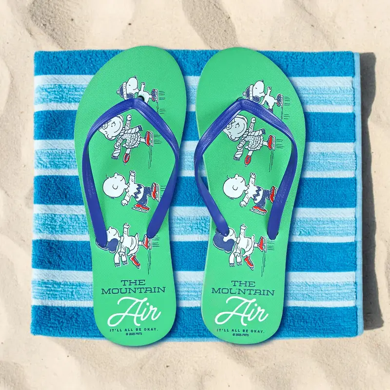 Sandalias, Peanuts, Color Verde 3