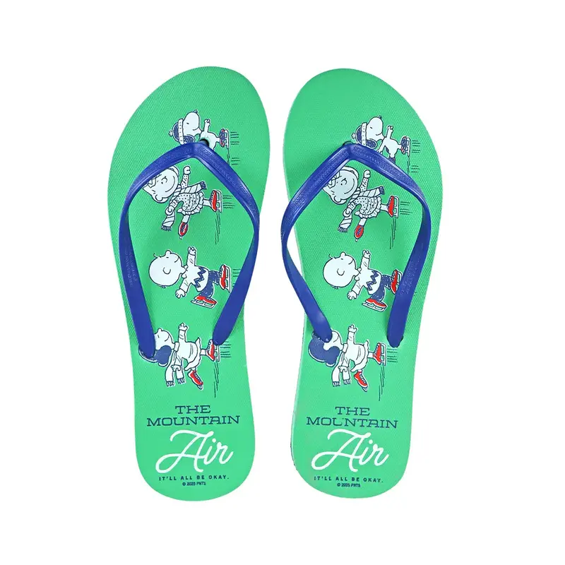 Sandalias, Peanuts, Color Verde 4