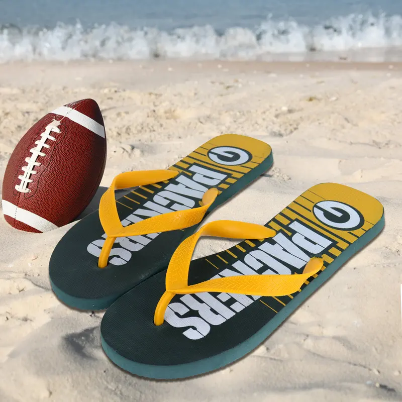 Sandalias Unisex De Los Packers, Nfl 1