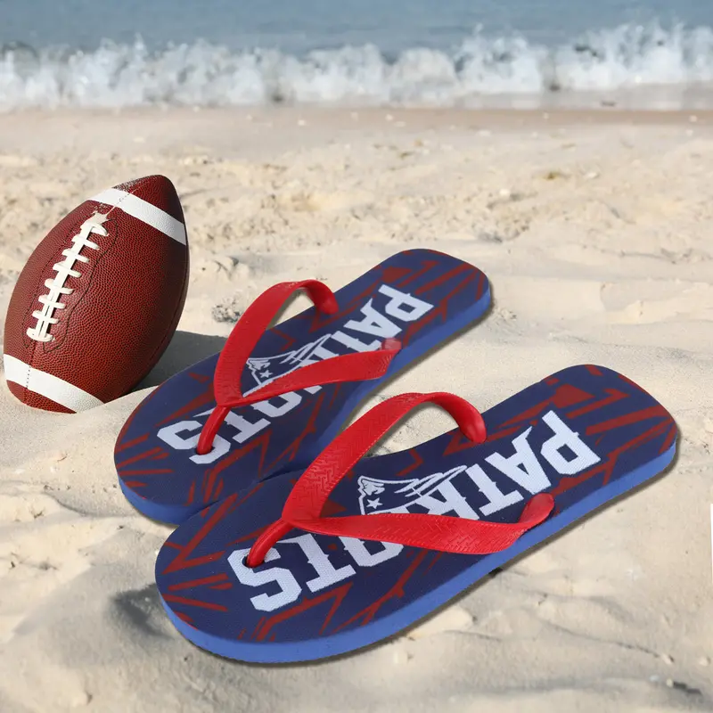 Sandalias Unisex De Los Patriots, Nfl 1