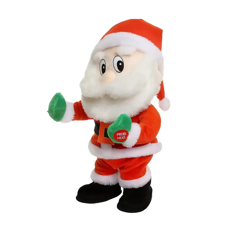 Santa Animado Con Música Y Movimientos 1
