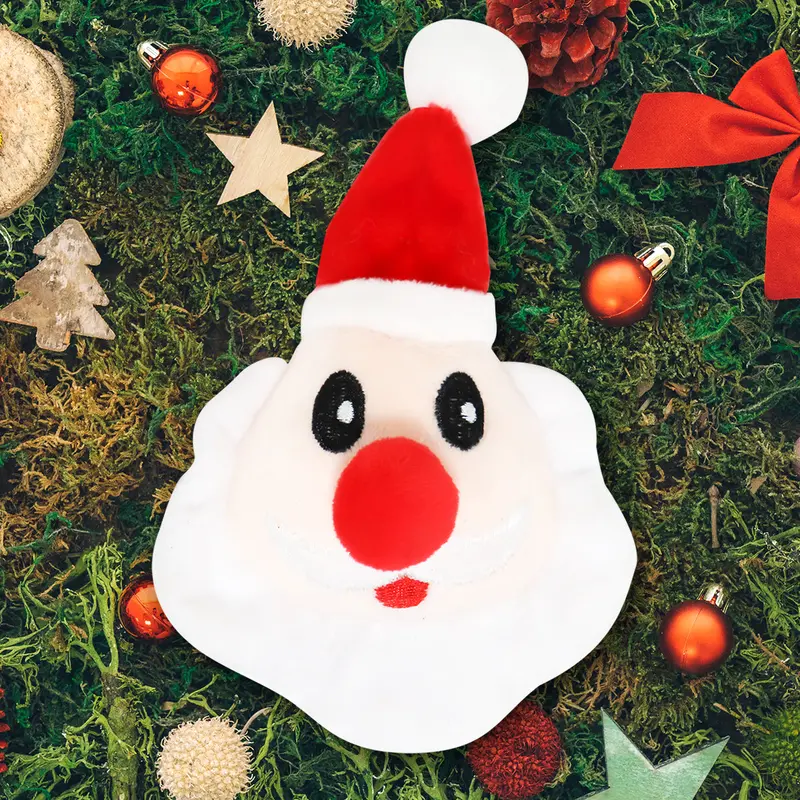 Santa Claus Chillón De Peluche Para Mascotas 2