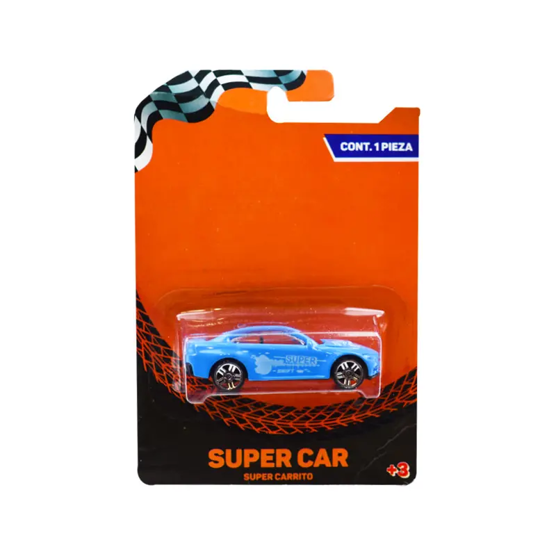 Sãºper Carrito De Lujo Color Azul 1