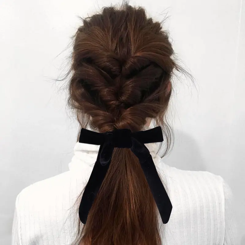 Scrunchie Con Moño Para Mujer 2