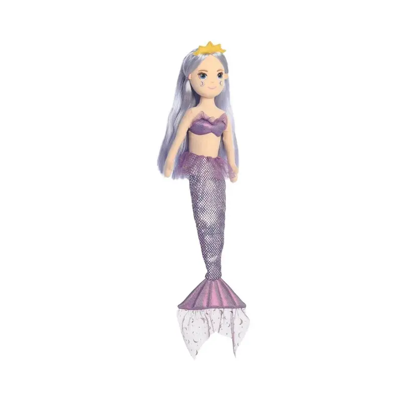 Sea Sparkles Lavender Mermaid Soft Toy 1