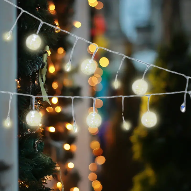 Serie De Luces Led En Forma De Esfera, Share Dreams & Hopes 2