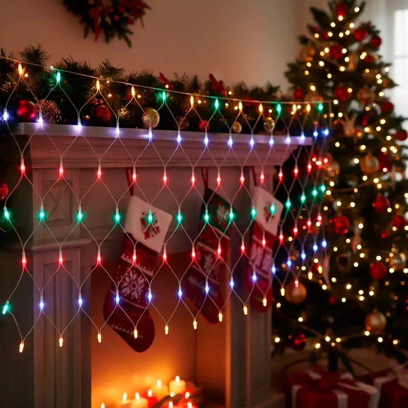 Serie De Luces Led Interconectables En Forma De Red, Colores 1