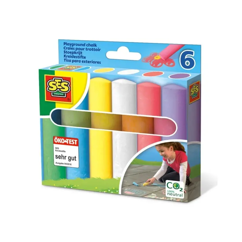 Ses Creative Playground Chalk 6 Pcs 1