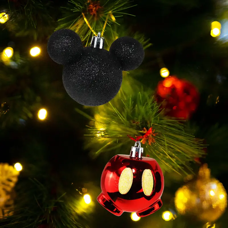 Set De 2 Esferas Navideñas De Mickey Mouse 1