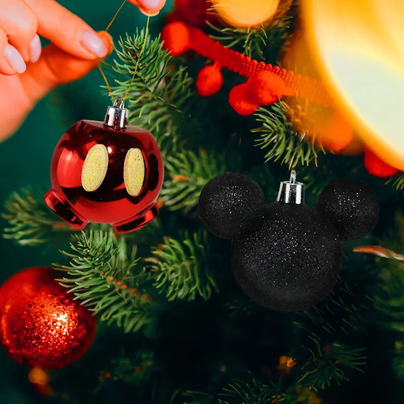 Set De 2 Esferas Navideñas De Mickey Mouse 2