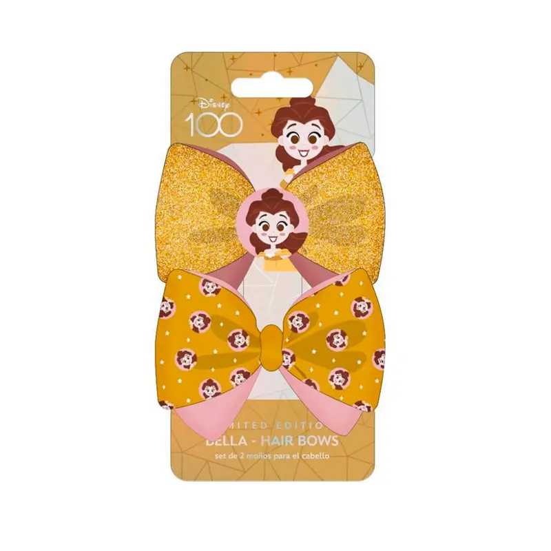 Set De 2 Moños Para El Cabello "Bella", Edición Disney 100 2