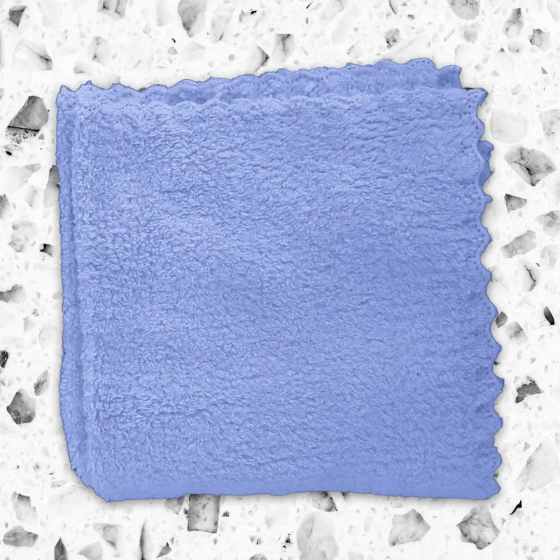 Set De 2 Trapos De Microfibra Color Azul Cielo, 30X30cm 2