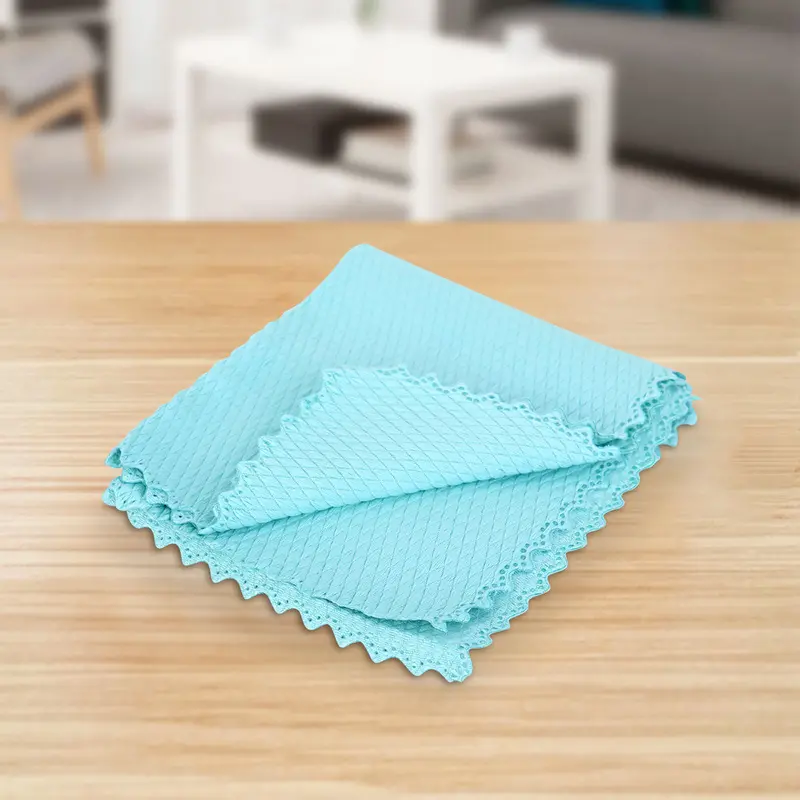 Set De 2 Trapos De Microfibra Color Menta, 30X30cm 1