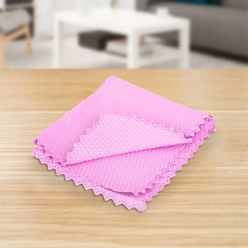 Set De 2 Trapos De Microfibra Color Rosa, 30X30cm 1