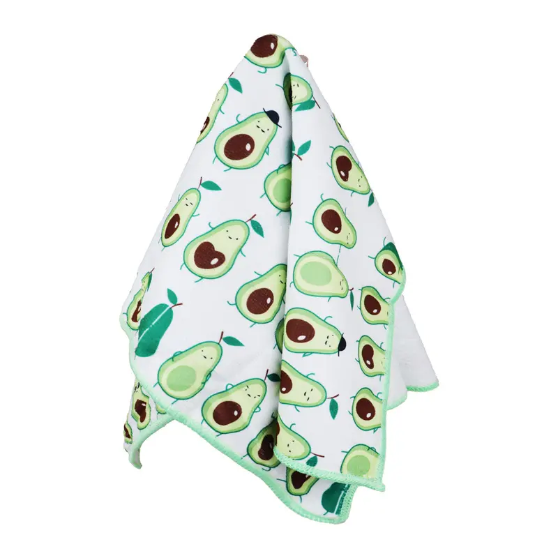 Set De 2 Trapos De Microfibra, Diseño Aguacate 2
