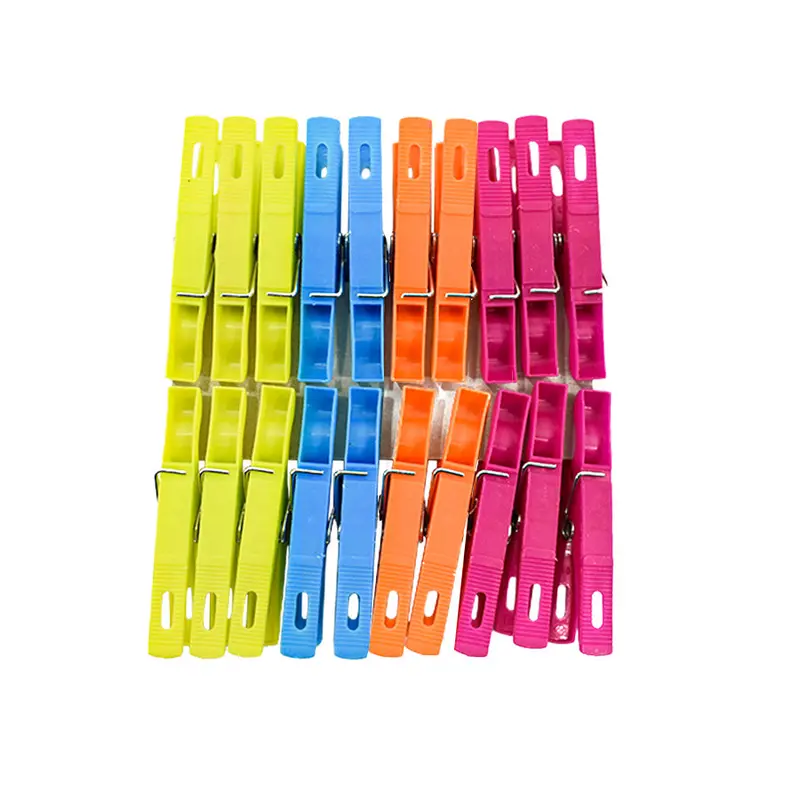 Set De 20 Pinzas De Plástico Colores 1