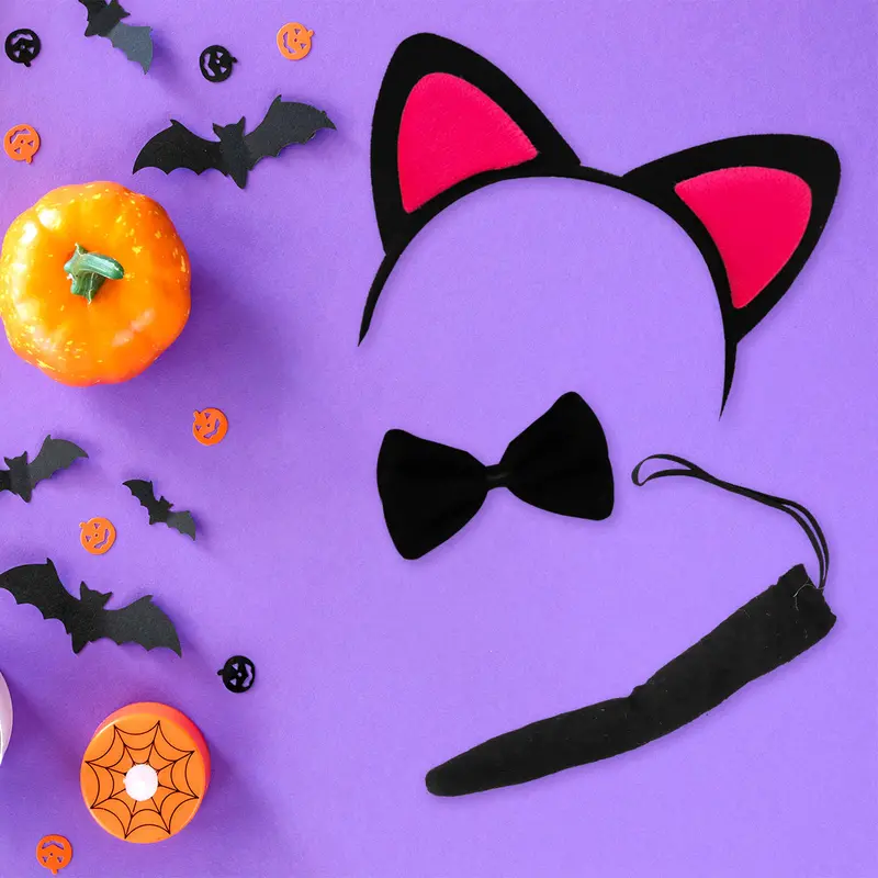 Set De 3 Accesorios Para Disfraz De Gatito 2