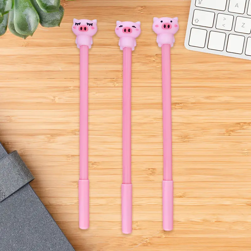 Set De 3 Bolígrafos Con Diseño De Cerdito 1
