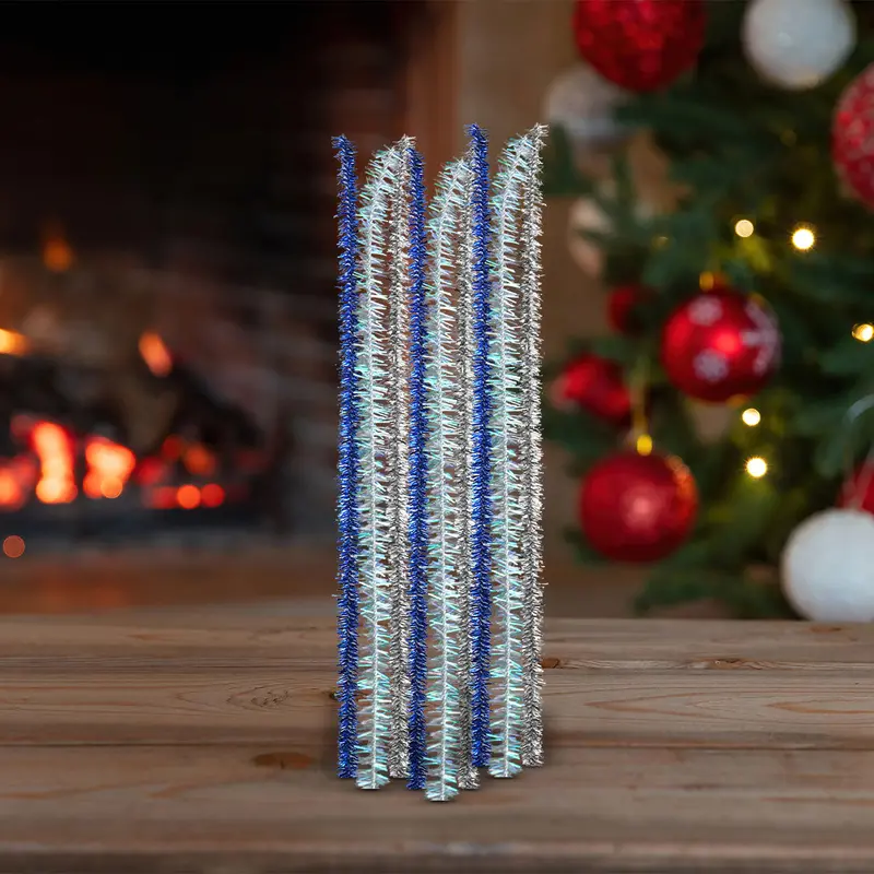Set De 30 Limpiapipas Navideñas 2