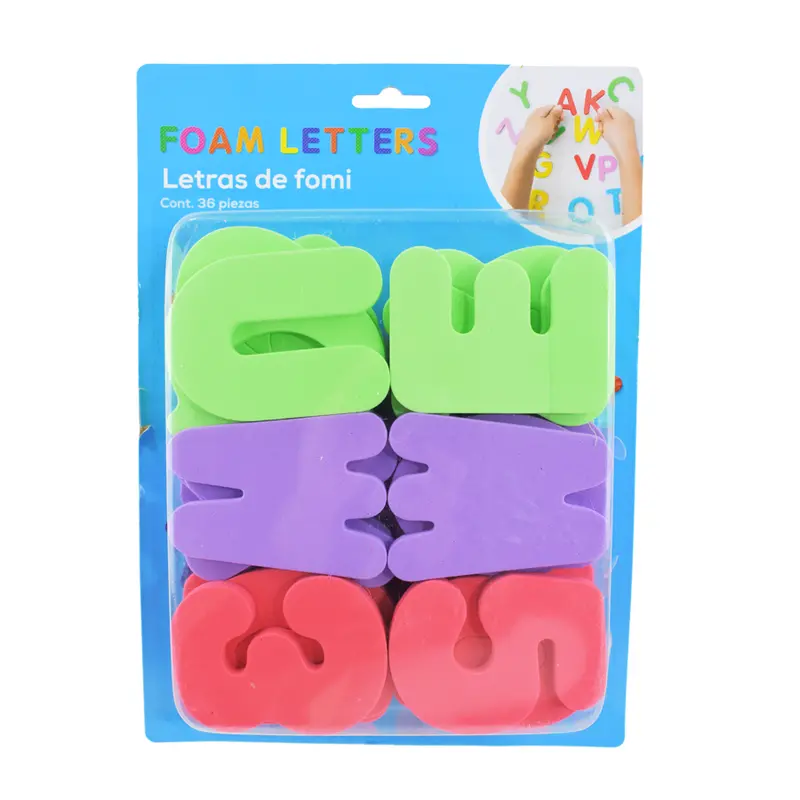 Set De 36 Letras Foami 1