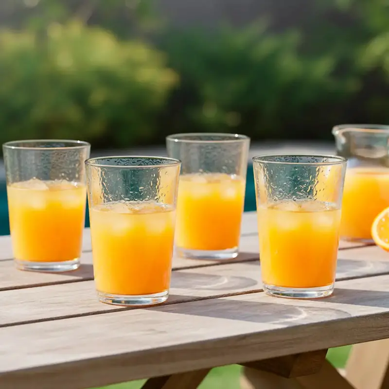 Set De 4 Vasos De Cristal, Libbey 1