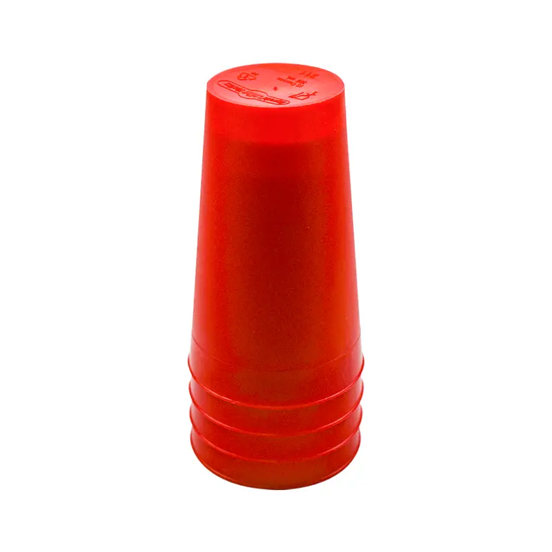 Set De 4 Vasos Maravilla 385Ml Color Rojo 1