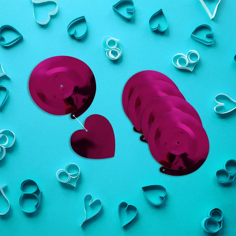 Set De 6 Corazones Colgantes Decorativos 1