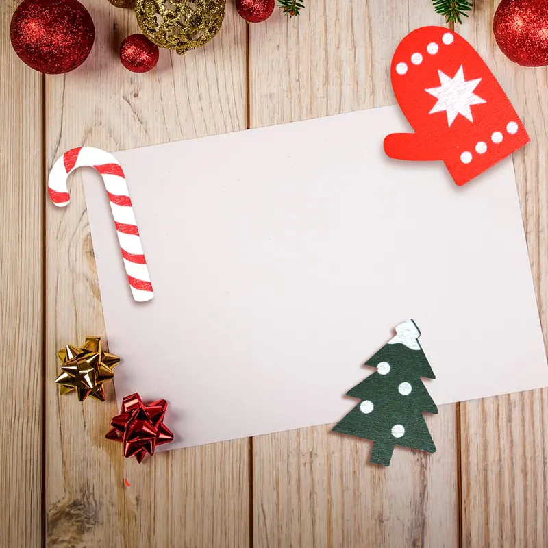 Set De Adornos Navideños De Mdf 1